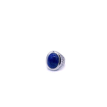 Load image into Gallery viewer, Lapis Lazuli Ring with Sterling Silver