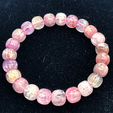 将图片加载到图库查看器,Cat's Eye Kunzite 5A Tube Bracelet