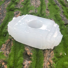 将图片加载到图库查看器,Selenite Square Candle Holder