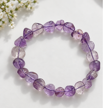 Load image into Gallery viewer, Natural Amethyst Nugget Bracelet
