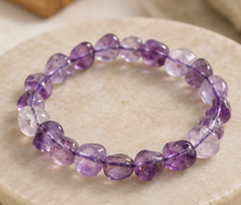 Load image into Gallery viewer, Natural Amethyst Nugget Bracelet