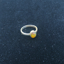 Load image into Gallery viewer, Opal Plain Ring with Sterling Silver