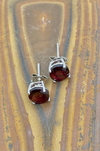 Load image into Gallery viewer, Gemstones with Silver Hard Prong Large Earring