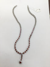 Load image into Gallery viewer, Diamonique with Sterling Silver Necklace