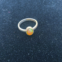 Load image into Gallery viewer, Opal Plain Ring with Sterling Silver
