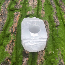 将图片加载到图库查看器,Selenite Square Candle Holder