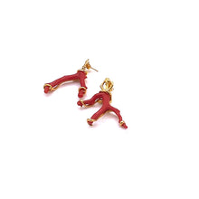 将图片加载到图库查看器,Red Coral Branch Earring