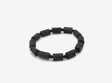Load image into Gallery viewer, Black Tourmaline Tube Bracelet - Long Rough