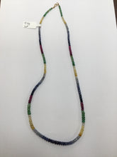 Load image into Gallery viewer, Mixed Gemstone Faceted Necklace