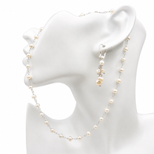 Load image into Gallery viewer, Freshwater Pearl with Silver Link Set