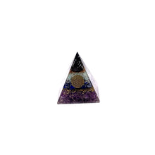 Load image into Gallery viewer, Orgonite Pyramid with Gemstone