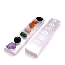 将图片加载到图库查看器,Selenite 7 Chakra Charger Bar
