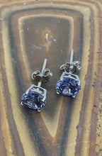 Load image into Gallery viewer, Gemstones with Silver Hard Prong Large Earring