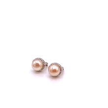 Cargar imagen en el visor de la galería, Freshwater Pearls Earrings with Russian Lock Sterling Silver