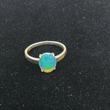 Load image into Gallery viewer, Opal Plain Ring with Sterling Silver