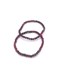 Load image into Gallery viewer, Ruby+Sapphire faceted Bracelet