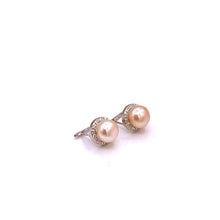 Cargar imagen en el visor de la galería, Freshwater Pearls Earrings with Russian Lock Sterling Silver