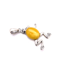 将图片加载到图库查看器,Amber Fox Pendant with Sterling Silver
