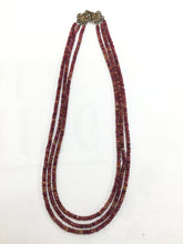 Load image into Gallery viewer, Natural Ruby Faceted Necklace