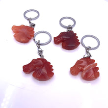 将图片加载到图库查看器,Carnelian Horse Keychain