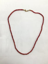 Load image into Gallery viewer, Ruby Faceted Necklace