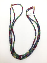 Load image into Gallery viewer, Mixed Gemstone Faceted Necklace