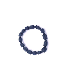 Cargar imagen en el visor de la galería, Black Tourmaline Tube Bracelet - Rough