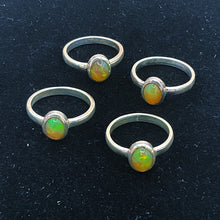 Load image into Gallery viewer, Opal Plain Ring with Sterling Silver
