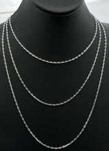 Load image into Gallery viewer, 925 Adjustable Sterling Silver Chains