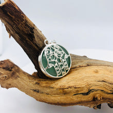 Load image into Gallery viewer, Gemstone Pendant with Hamsa Hand