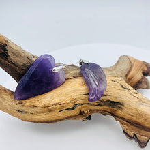 Cargar imagen en el visor de la galería, Amethyst Flat Pendant