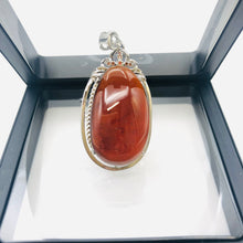 Load image into Gallery viewer, Burmese Garnet Pendant