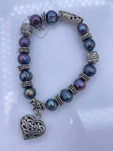 将图片加载到图库查看器,Pearl Heart Charm Necklace