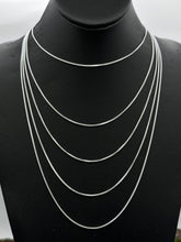 Load image into Gallery viewer, 925 Adjustable Sterling Silver Chains