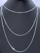 Load image into Gallery viewer, 925 Adjustable Sterling Silver Chains
