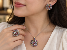 Load image into Gallery viewer, Mixed Gemstone Circle Set