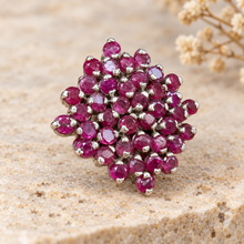 Загрузить изображение в средство просмотра галереи, Ruby Rhombus Ring in Sterling Silver