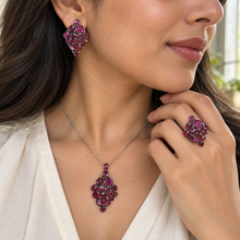 Load image into Gallery viewer, Ruby Nugget Rhombus Set