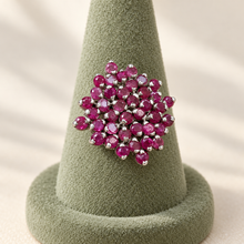 Загрузить изображение в средство просмотра галереи, Ruby Rhombus Ring in Sterling Silver