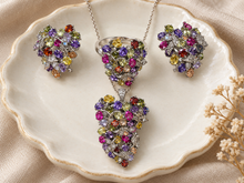 Cargar imagen en el visor de la galería, Mixed Gemstone Heart Shape Set