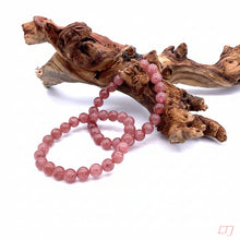 Load image into Gallery viewer, Strawberry Quartz 3A Bracelet