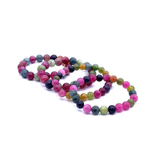 Load image into Gallery viewer, Tourmalated Quartz Dyed Bracelet