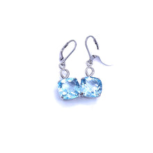 Load image into Gallery viewer, Aquamarine Earring with Sterling Silver