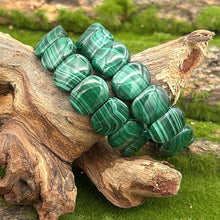 将图片加载到图库查看器,Malachite Flat bracelet (AAA)