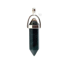 将图片加载到图库查看器,Bloodstone point pendant