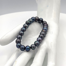 Load image into Gallery viewer, Mixed Pearl Stretchy bracelet & Black Pearl Stretchy Bracelet