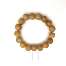 Cargar imagen en el visor de la galería, Yellow Jade 12mm beads bracelet