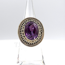 Load image into Gallery viewer, Amethyst Ring in sterling silver