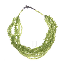 Загрузить изображение в средство просмотра галереи, Peridot six layered Necklace