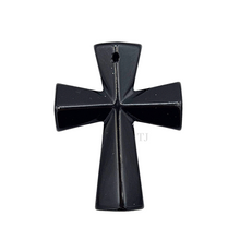 将图片加载到图库查看器,Black Onyx cross pendant